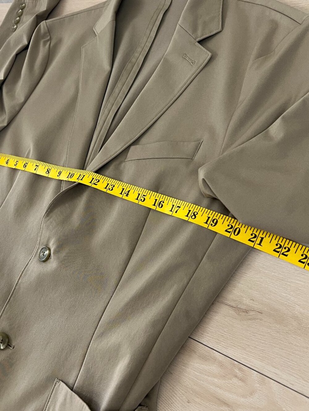 Nordstrom Rack Men's Tan Cotton/Spandex Lightweight Stretchy Sport Coat Size 42R - Picture 5 of 12